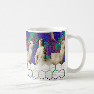 Oh my Deer Vintage Digital Art Coffee Mug