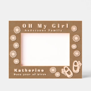 Oh My Girl Baby  Etched Frames