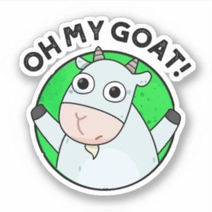 Oh My Goat Funny Animal Pun