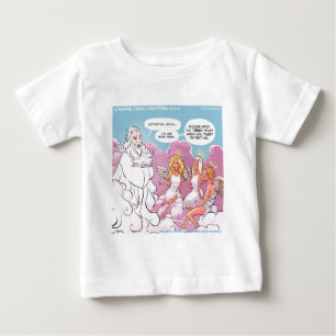 Oh My God (OMG) Angels Text Funny Baby T-Shirt