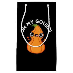 Oh My Gourd Funny Veggie Pun  Small Gift Bag