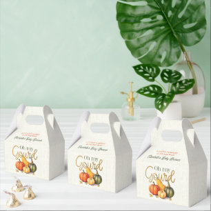 Oh My Gourd Little Pumpkin Baby Shower Favor Box