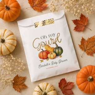 Oh My Gourd Little Pumpkin Baby Shower Favour Bag
