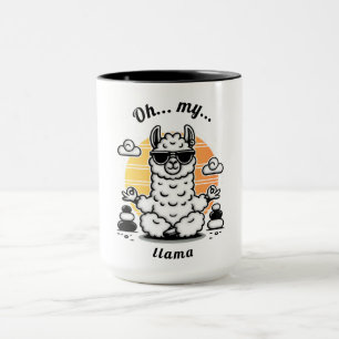 Oh my Lama, Start your day with humor and attitude Mug