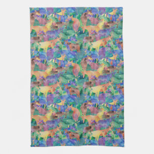 Oh, My Okapi! Kitchen Towel