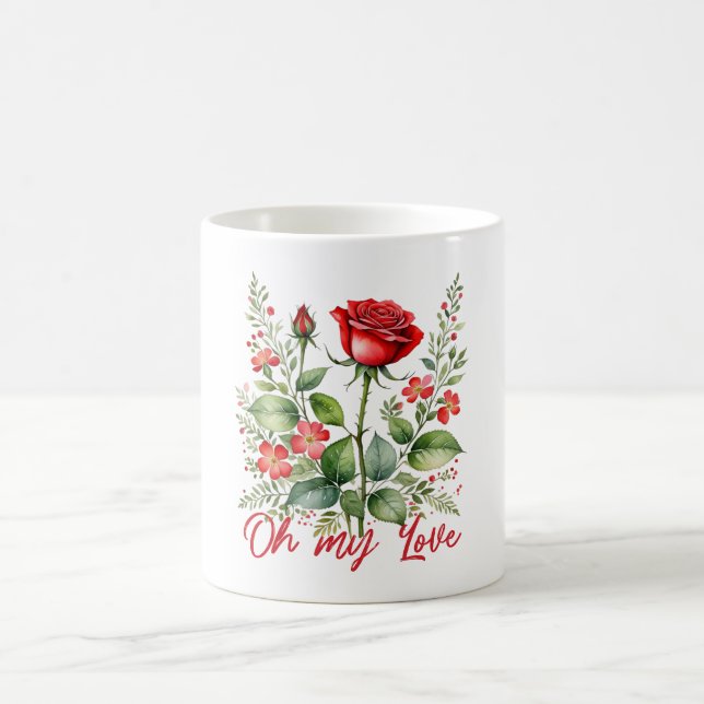 Oh my Rose Coffee Mug (Center)