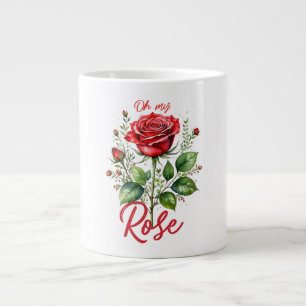 Oh my Rose Large Coffee Mug