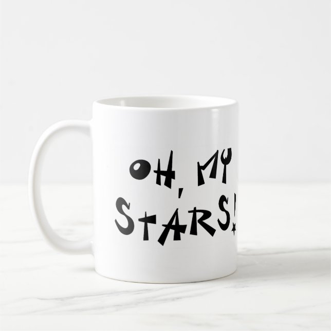 Oh, my stars! coffee mug (Left)