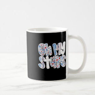Oh My Stars Flowers Memorial Day American Happy 4t Coffee Mug