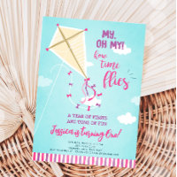 Oh My Time Flies Kite Summer Girl First Birthday