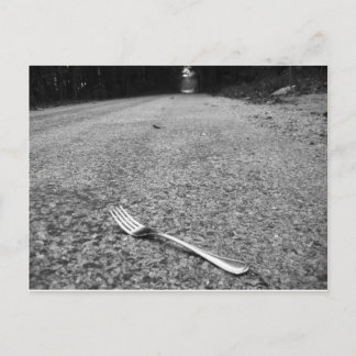 Oh, no! A fork in the road! Postcard
