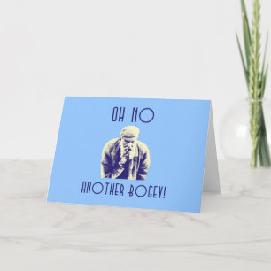 Oh No Another Bogey Golf Customizable Card