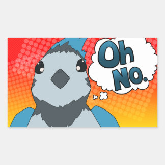 Oh No Bird Sticker