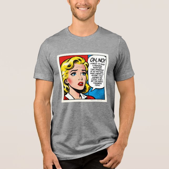Oh No Female - Unisex -  Tri-Blend Shirt (Front)