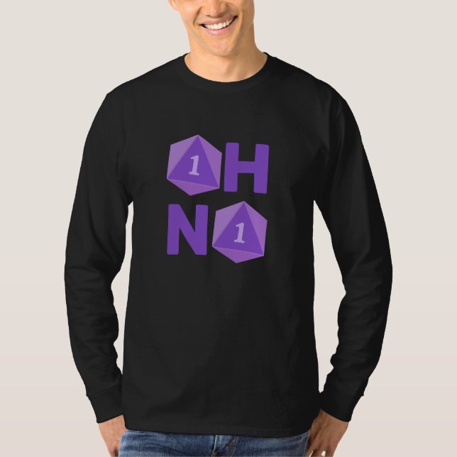 Oh No Funny D20 T-Shirt (Front)