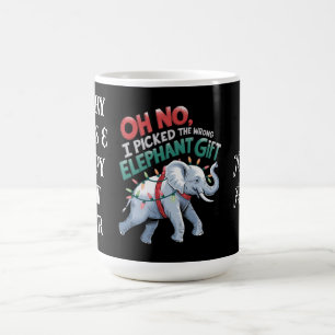 Oh No, I Picked the Wrong Elephant Gift Funny Coffee Mug