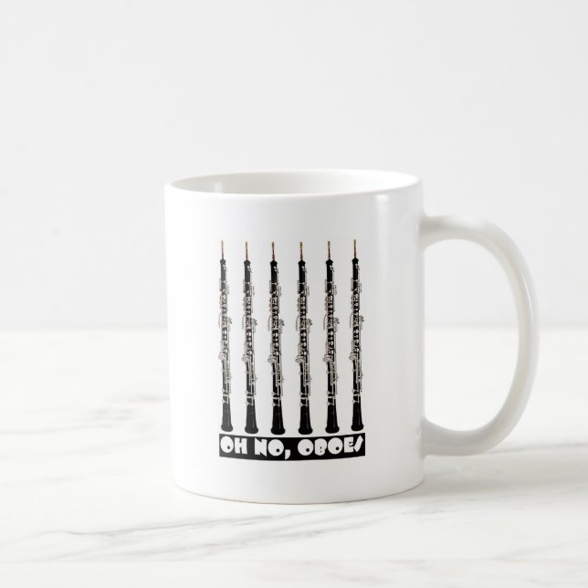 oh no oboes coffee mug (Right)