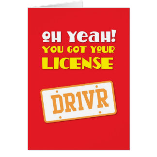Oh ouais ! vous avez obtenu votre permis ! DR1VR