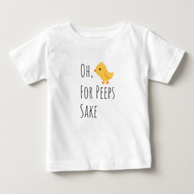 Oh Peeps For Sake Easter T-Shirts for Kids (Front)