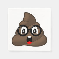 Oh Poop Emoji w/Glasses