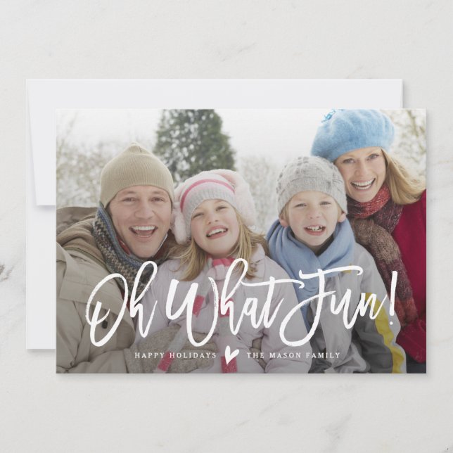 Oh Quel Amusant ! Carte photo de vacances (Devant)