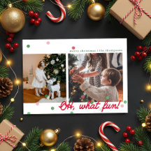 Oh, Quelle Fête Confettis Points - Carte de Vœux P