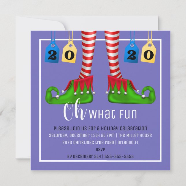 Oh, Quelle Fun Noël Invitation (Devant)