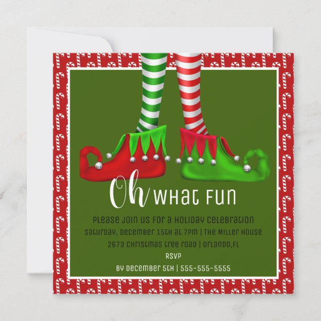 Oh, Quelle Fun Noël Invitation (Devant)