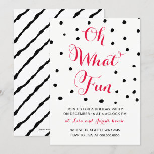 Oh quelle Fun vacances invitations fêtes