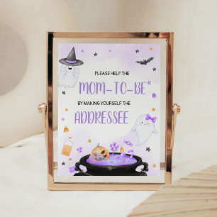 Oh Sheet Boo-y Halloween Envelope Station Poster