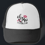 Oh Sip It's A Girl's Trip Trucker Hat<br><div class="desc">Oh Sip It's A Girl's Trip</div>