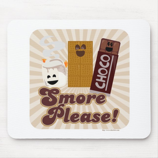 Oh Smore Please! Mouse Pad (Front)