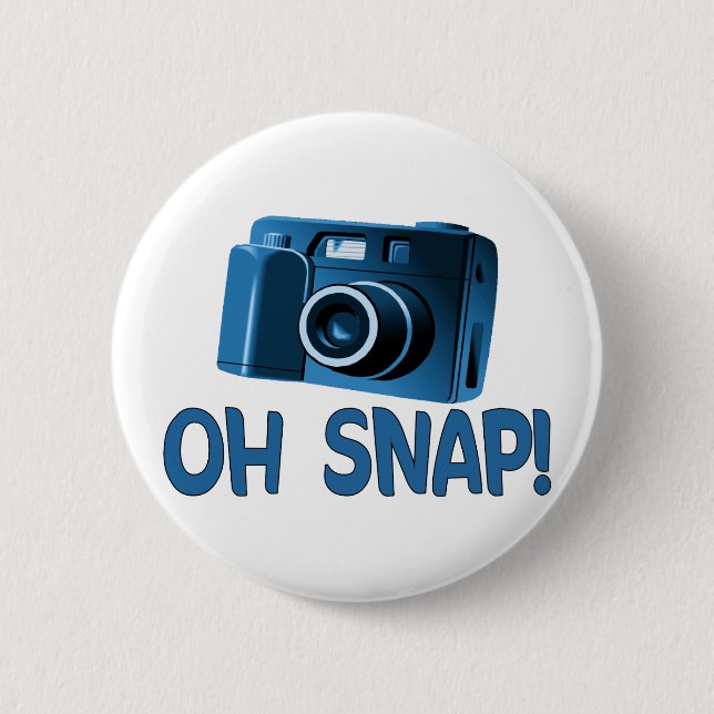 Oh Snap Camera 2 Inch Round Button (Front)