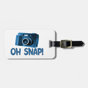 Oh Snap Camera Luggage Tag