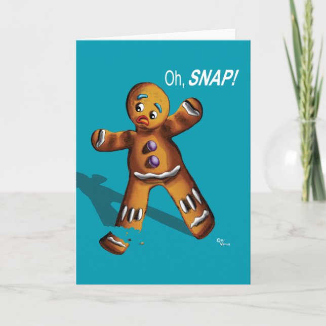 Oh, Snap ! Carte (turquoise) (Devant)