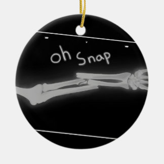 Oh Snap Ceramic Ornament