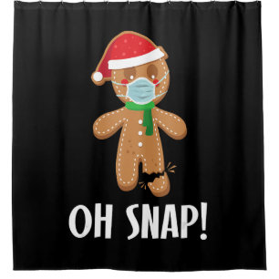 Oh snap christmas gingerbread man mask gift