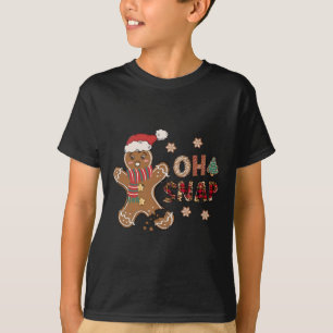 Oh Snap Christmas Gingerbread Santa Xmas Holiday G T-Shirt