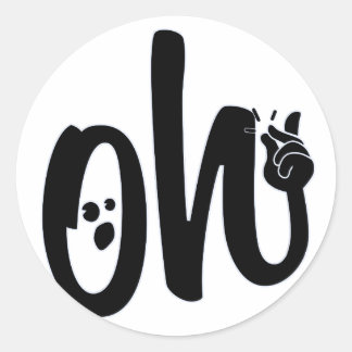 Oh Snap! Classic Round Sticker