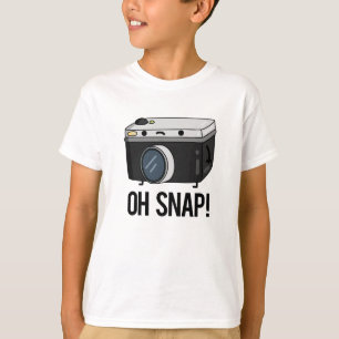 Oh Snap Funny Camera Pun  T-Shirt