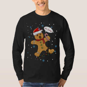Oh Snap Gingerbread Christmas Cookies Baking Crew T-Shirt
