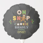 Oh Snap! Gingerbread Cookie Any Age Birthday Balloon<br><div class="desc">These fun "Oh Snap" party balloons are perfect for anyone celebrating a birthday this winter time. The design is easy to personalize with your own wording and your family and friends will be thrilled when they see these fabulous party balloons. Matching party items can be found in the collection.</div>