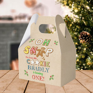 Oh Snap! Gingerbread Cookie Any Age Birthday Favor Box