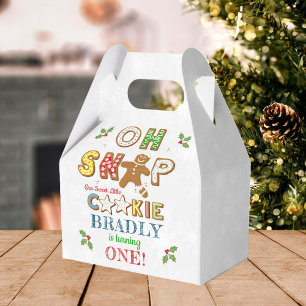 Oh Snap! Gingerbread Cookie Any Age Birthday Favor Box