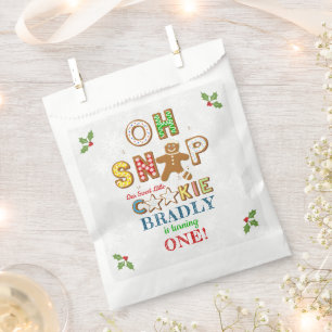 Oh Snap! Gingerbread Cookie Any Age Birthday Favour Bag