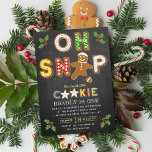 Oh Snap! Gingerbread Cookie Any Age Birthday Invitation<br><div class="desc">Celebrate in style with these trendy "Oh Snap" gingerbread cookie birthday invitations. This design is easy to personalize with your special event wording and your guests will be thrilled when they receive these fabulous invites.</div>