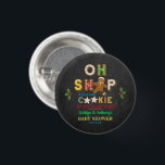 Oh Snap! Gingerbread Cookie Baby Shower 1 Inch Round Button<br><div class="desc">Celebrate in style with these trendy baby shower buttons. The design is easy to personalize with your own wording and your family and friends will be thrilled when they see these fabulous party buttons.</div>
