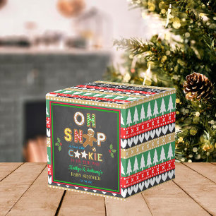 Oh Snap! Gingerbread Cookie Baby Shower Favor Box