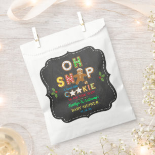 Oh Snap! Gingerbread Cookie Baby Shower Favour Bag