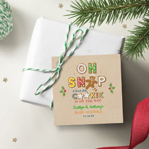 Oh Snap! Gingerbread Cookie Baby Shower Favour Tags